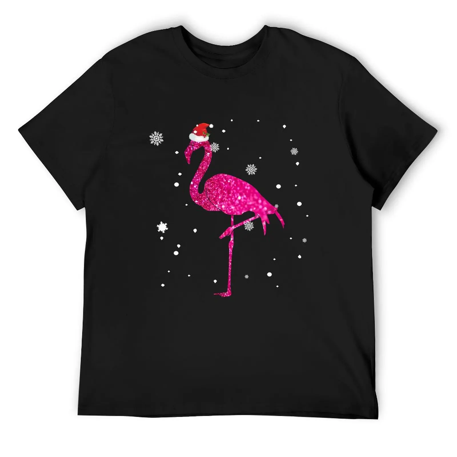 

Christmas Flamingo Shirt T-Shirt gifts for boyfriend customs design your own anime shirt big and tall t shirts for men