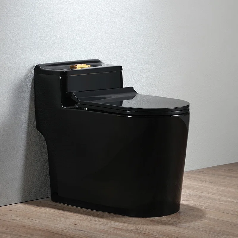 black closestool toilet 300/400mm concealed tank ceramic toilet black toilet bowl