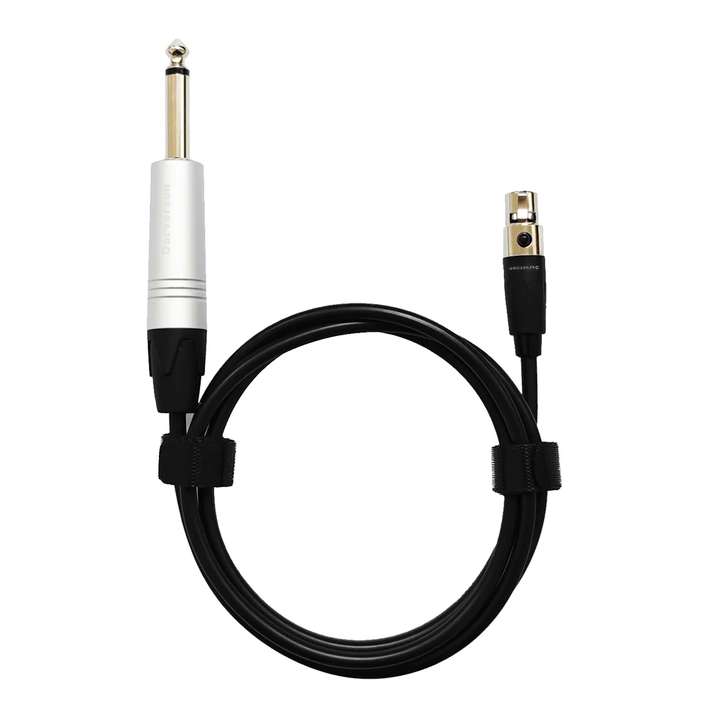 4-pin mini xlr TA4F to 1/4 غيتار باس أداة كابل ل LINE6 التتابع G30 G50 G70 G75 G90 الارسال نظام لاسلكي