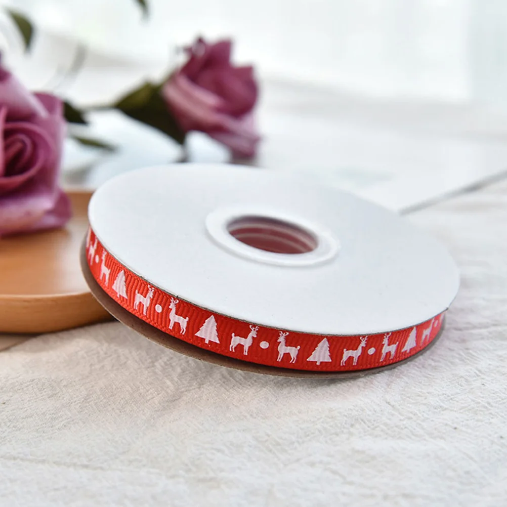 

6Pcs Christmas Gift Wrapping Ribbons Smooth Surface Xmas Ribbon Packing for Craft Making Gift Box Decoration Christmas Ribbons