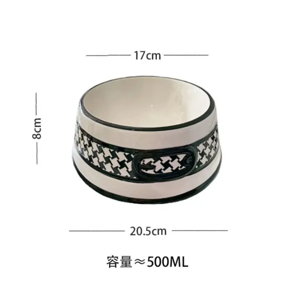 Non-slip Dog Bowl with Placemat Fashion Puppy and Cat Feeder, Luxury Brand, Designer, Crash, French Bulldog, Small Dogs