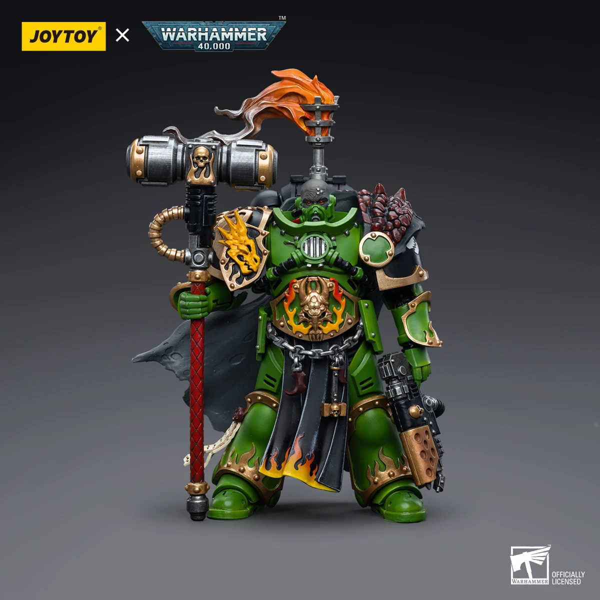 

JOYTOY JT 6809 Warhammer 40k 1: 18 Salamanders Captain Adrax Agatone