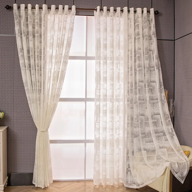 European and American Window Screens, Curtains, Drapes, Jacquard Window Curtains