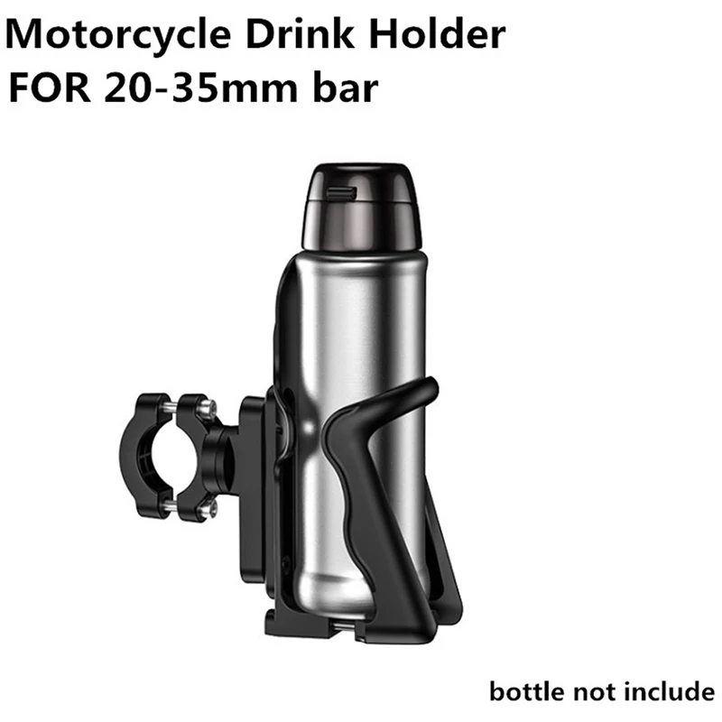 Universal Motorcycle Drink Holder Motor Bike Cup Holder for Bike Water Bottle Mount Aluminum Alloy Adjustable Cup Stand