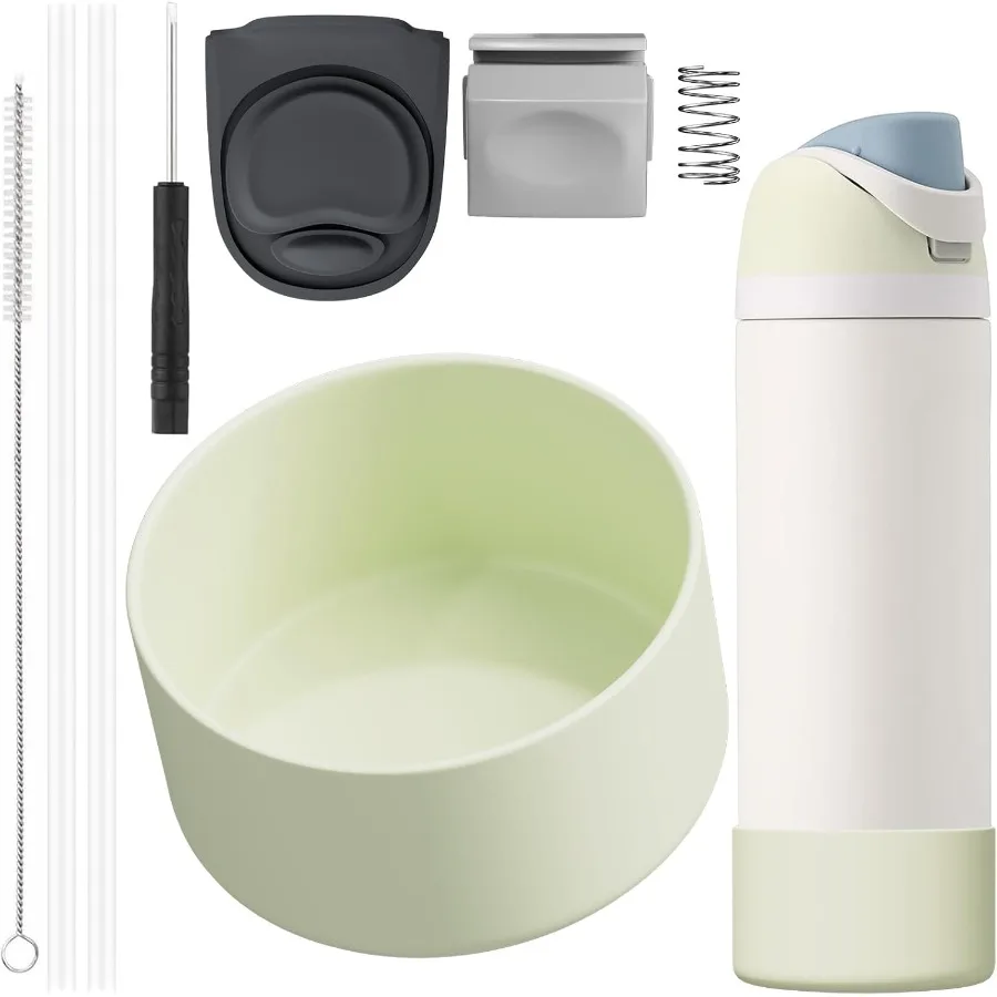 

6 шт. аксессуары, подходящие для чашки 2440 унций, 2 сменных соломинки, 1 соломинка, 1 пробка для крышки, 1 верхняя кнопка в комплекте, силиконовая буль