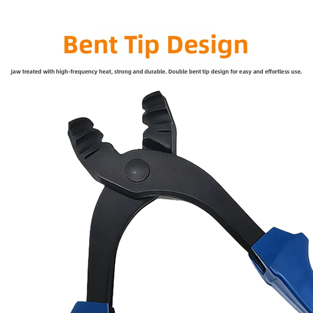 Copper Pipe Bending Pliers Brake Fuel Line Tube Bender Tool For Auto Repair, Double Curved Pipe Wrench 3/16
