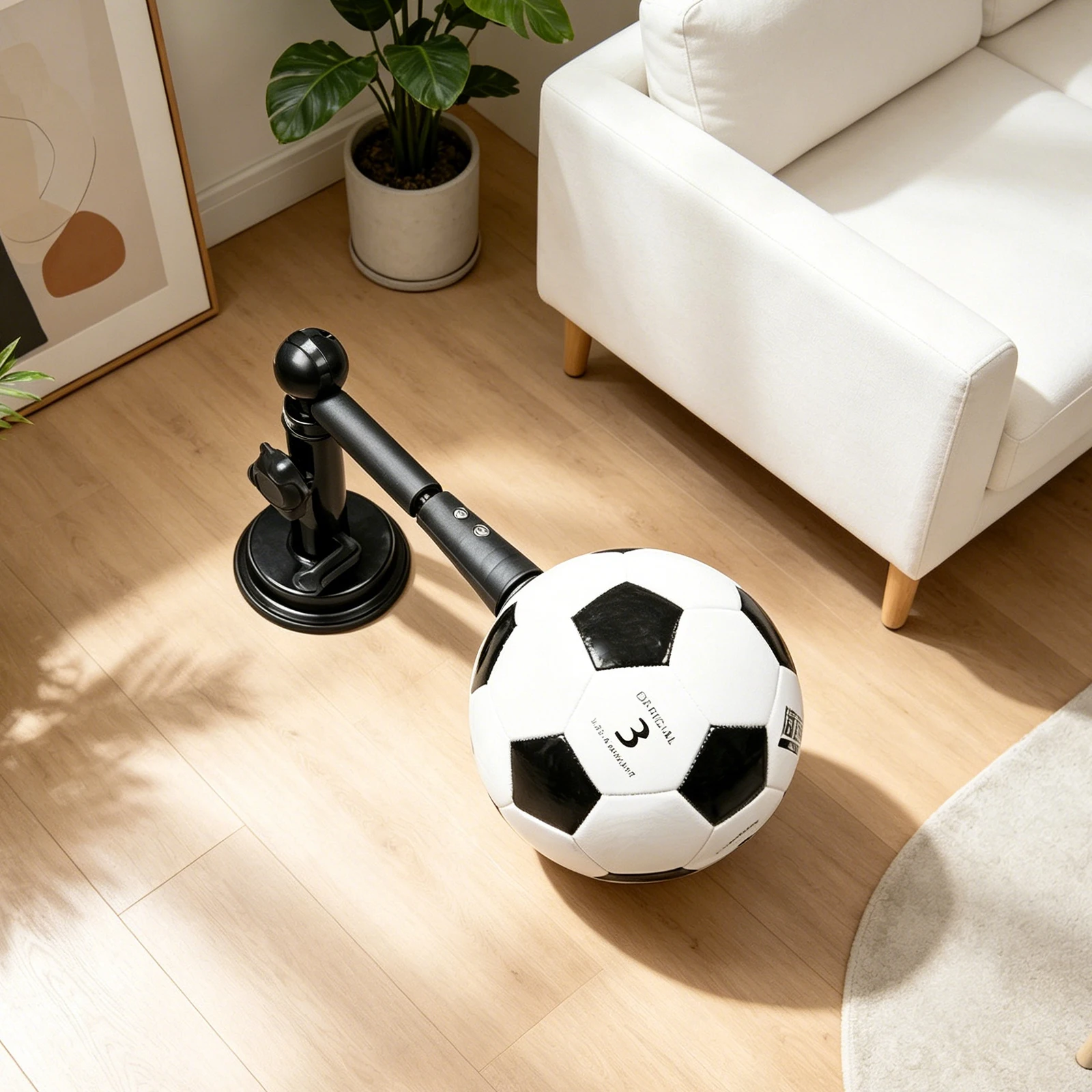 Soccer Foot Sense Kick Trainer Improve Your Ball Control Football Training Aids Equipment Foot Skills Trainer for Home Practice view 5