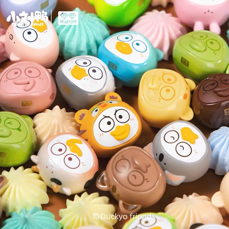 صندوق أعمى على شكل حيوان لطيف على شكل حلوى - زخرفة أصلية عصرية قابلة للجمع، لعبة شخصية صغيرة وقابلة للفصل هدية للفتيات كاواي