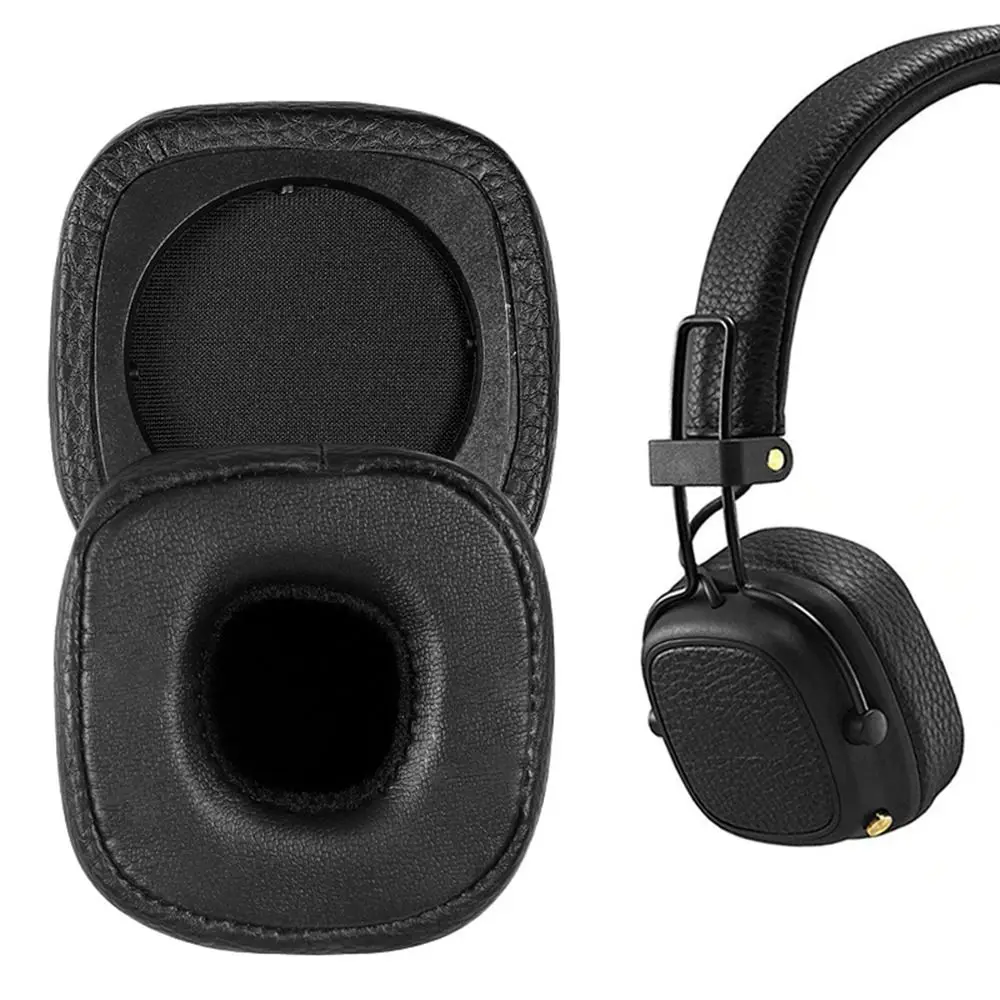 1 คู่อุปกรณ์เสริมแถบคาดศีรษะโฟมเปลี่ยนเบาะรองนั่ง Ear Pads สําหรับ Mar-shall Major 3/Major III