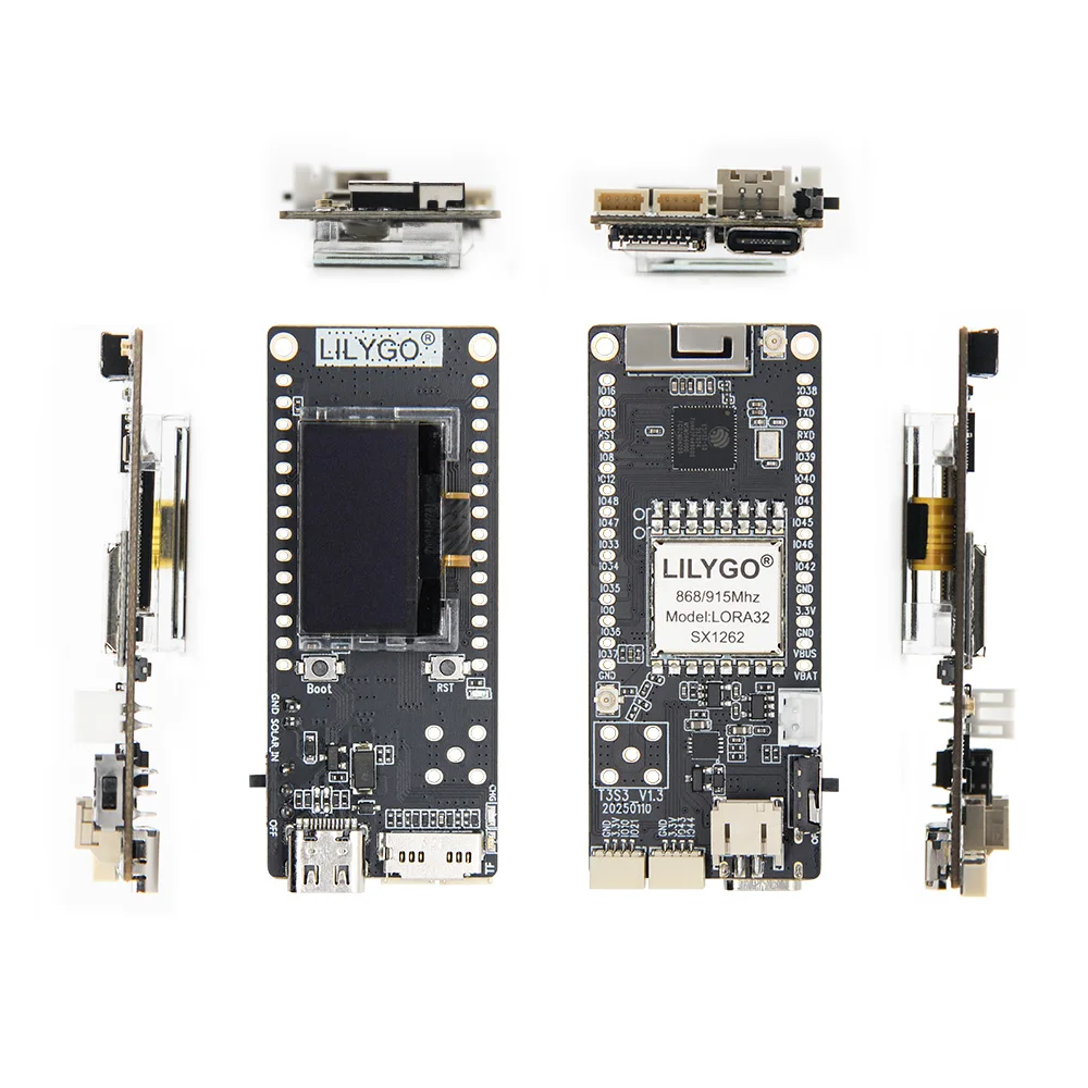 LILYGO ®   T3-S3 V1.3: Papan Berbasis ESP32S3FH4R Terintegrasi dengan LoRa32, WiFi dan Bluetooth