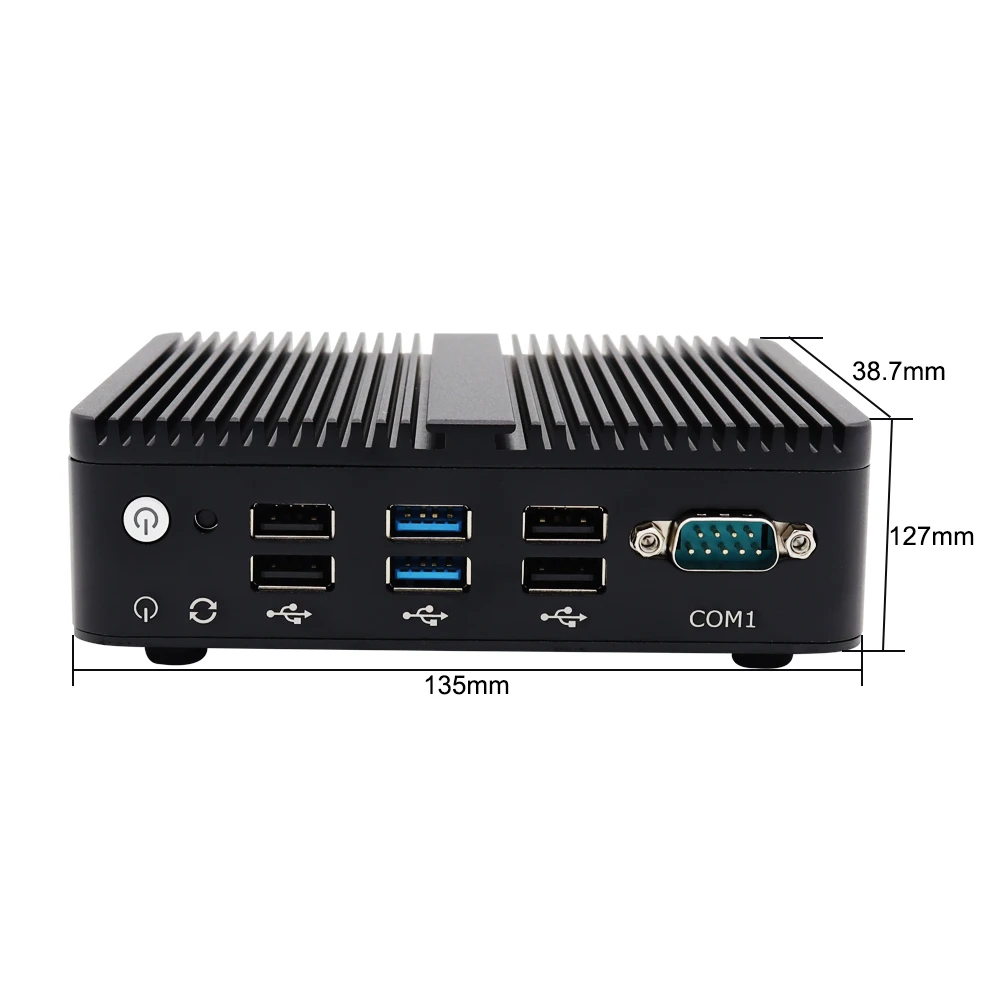 워크스테이션 팬리스 미니 PC 셀러론 J4125 J6426 N100 리눅스 산업용 임베디드 컴퓨터 4x2.5G 랜스 파이어월 소프트 라우터 VPN SIM