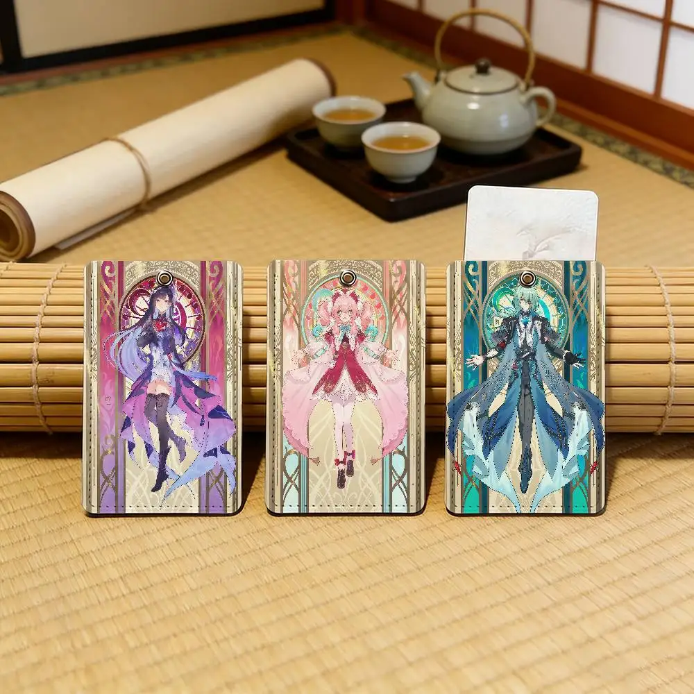 

Игра Genshin Impact, модный автобус, карта доступа, защитный чехол, школьный прямоугольный брелок из искусственной кожи, ID, бестселлеры