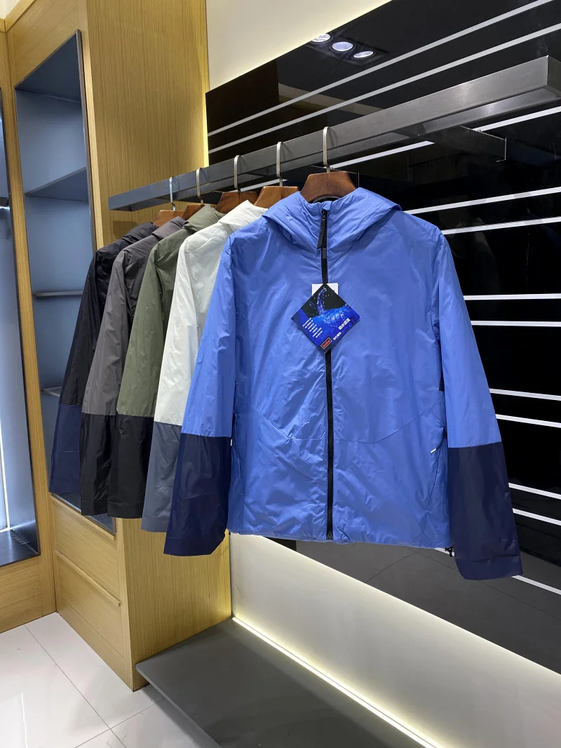 الراقية في الهواء الطلق خفيفة الوزن المحملة واقية القطن Jaet الرجال Faionable يندبروف ملابس قطنية مقاومة للماء للخريف و...