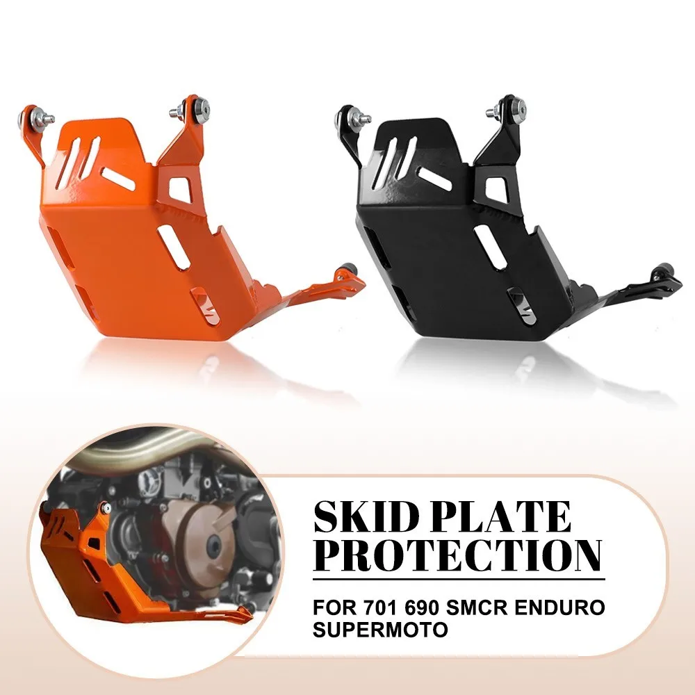 For 690 SMC R 690 SMCR 690 Enduro R 2008-2024 Motorcycle Engine Guard Protection Cover Chassis Skid Plate Belly Pan Protector
