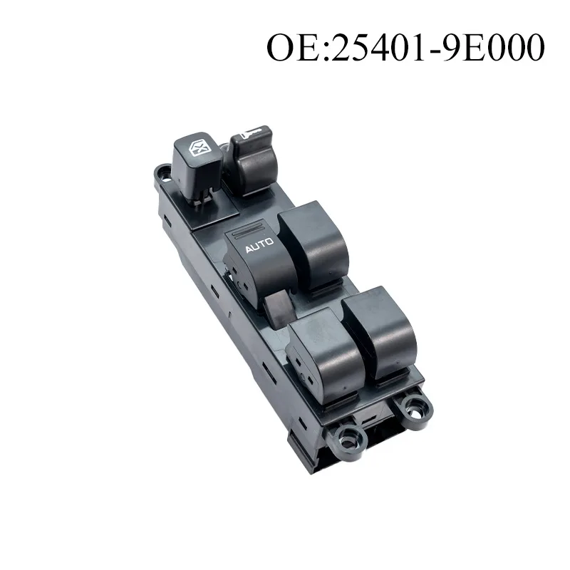 25401-9E000 Suitable for Nissan pickup truck glass lifter switch left drive 14-pin single auto yellow light