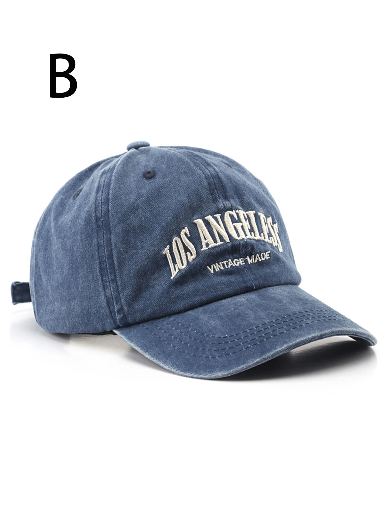 1pc Angeless unisex all season wearing pure cotton washed  fashionable baseball cap with lettering
