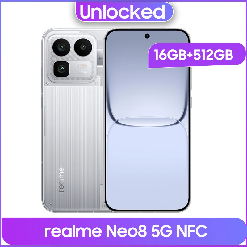 realme Neo 8 5G NFC Snapdragon 8 Gen 5 6.78インチ AMOLEDスクリーン