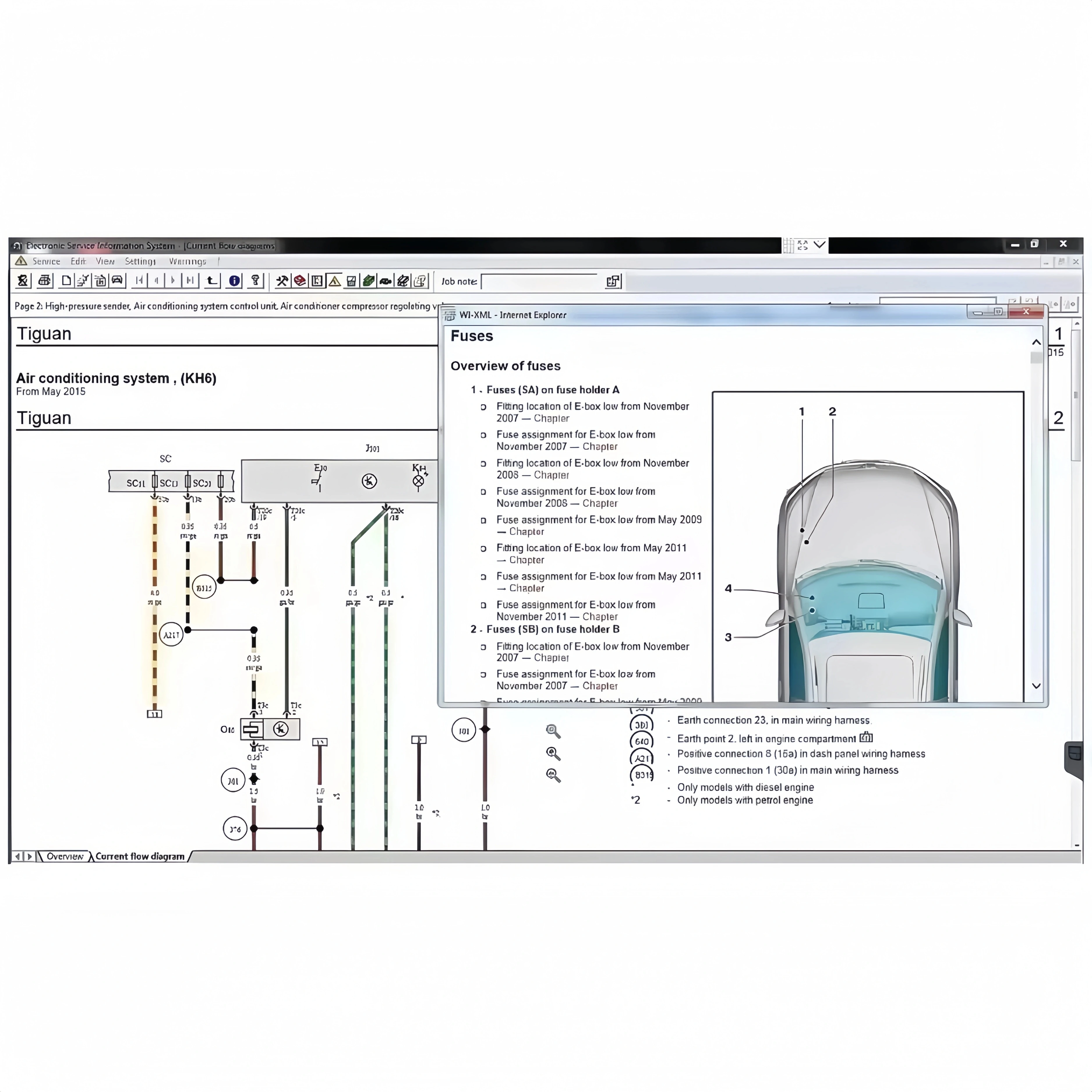 ETKA 8.3 + ELSAWIN 6.0 أحدث برنامج صيانة المركبات |   كتالوج الأجزاء الإلكترونية لشركة فولكس فاجن/أودي/سيات/سكودا