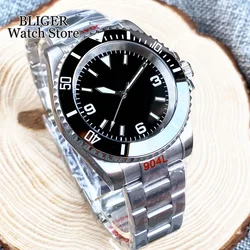 20ATM Diver orologi NH35A Black Silver Insert Automatic Men Watch 40mm bracciale in acciaio spazzolato vetro zaffiro luminoso 120 Click