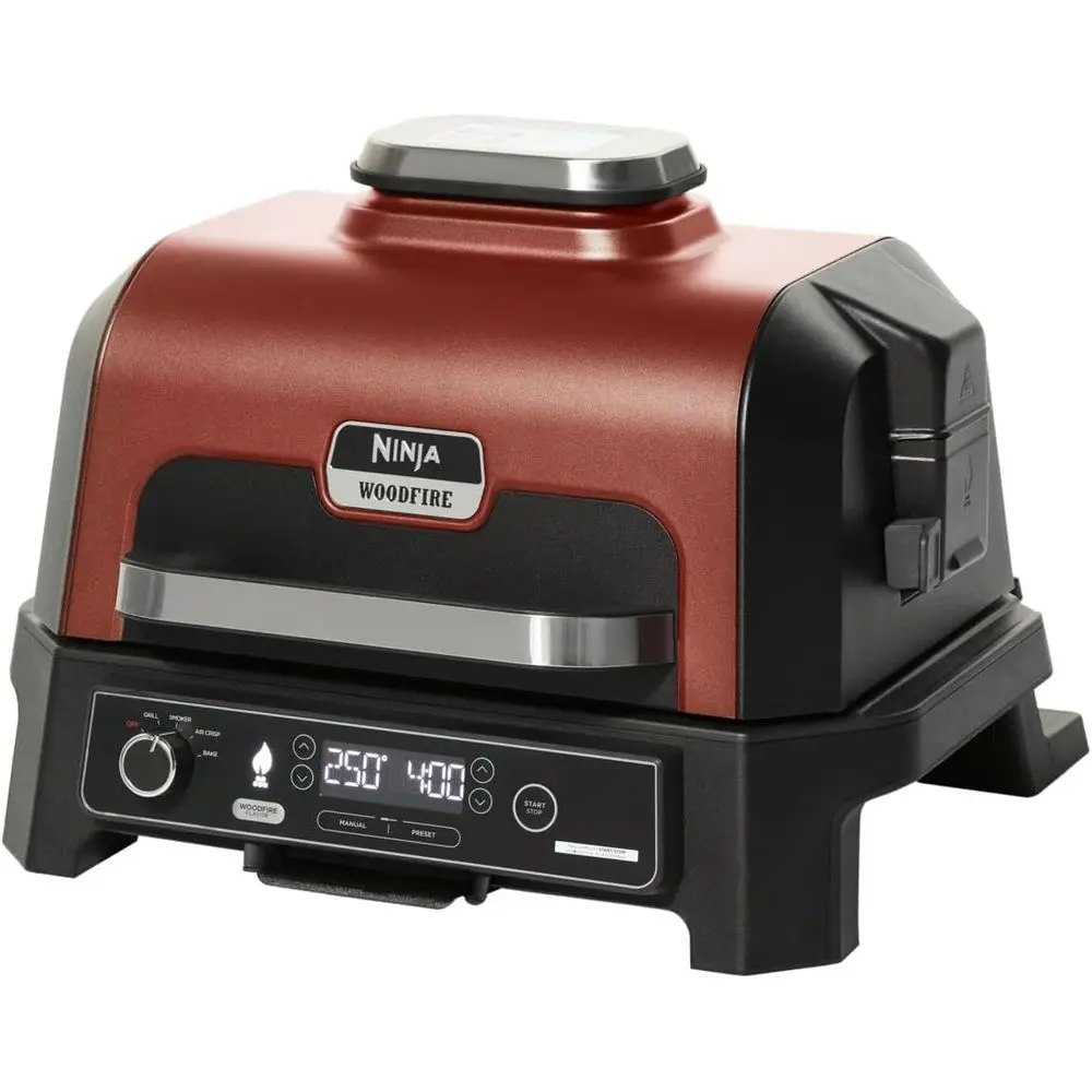 

Woodire ProXL Outdoor Grill & Smoker, Thermometer, 4-in-1 Master Grill, BBQ Smoker, Outdoor Air ryer, Bake, Portable, Electric G
