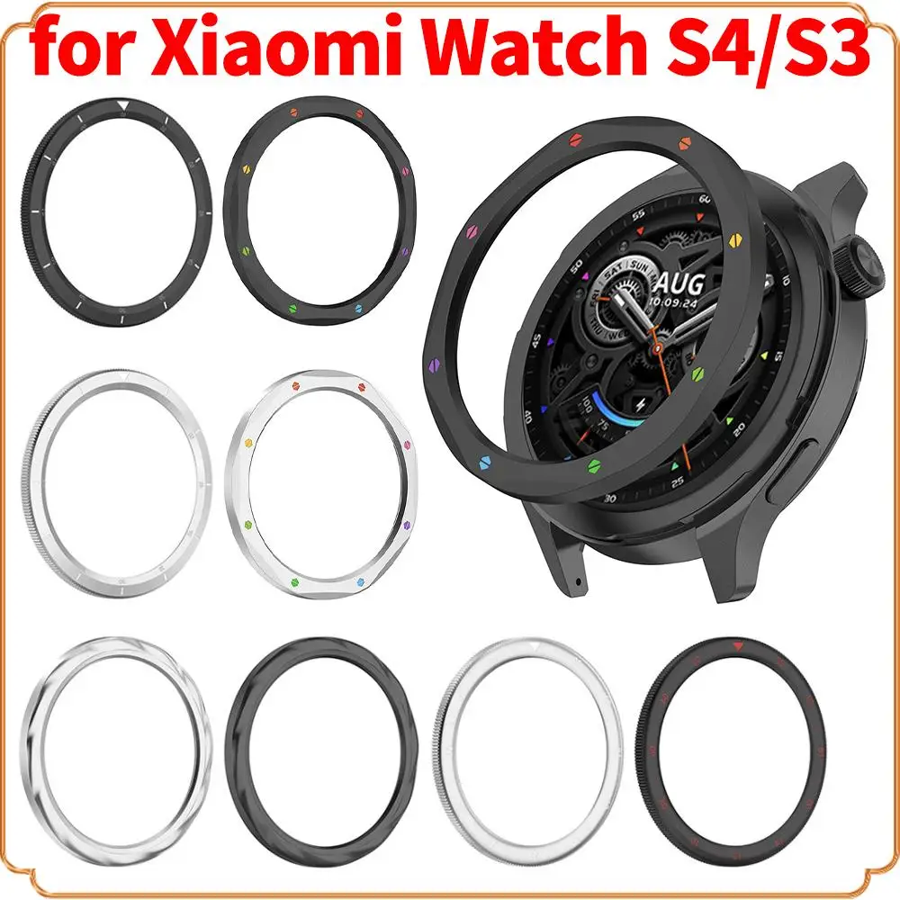 

Для Xiaomi Watch S4/S3 безель из нержавеющей стали кольцо из сплава кольцо защитный чехол для Xiaomi Watch S3 чехол кольцо украшение
