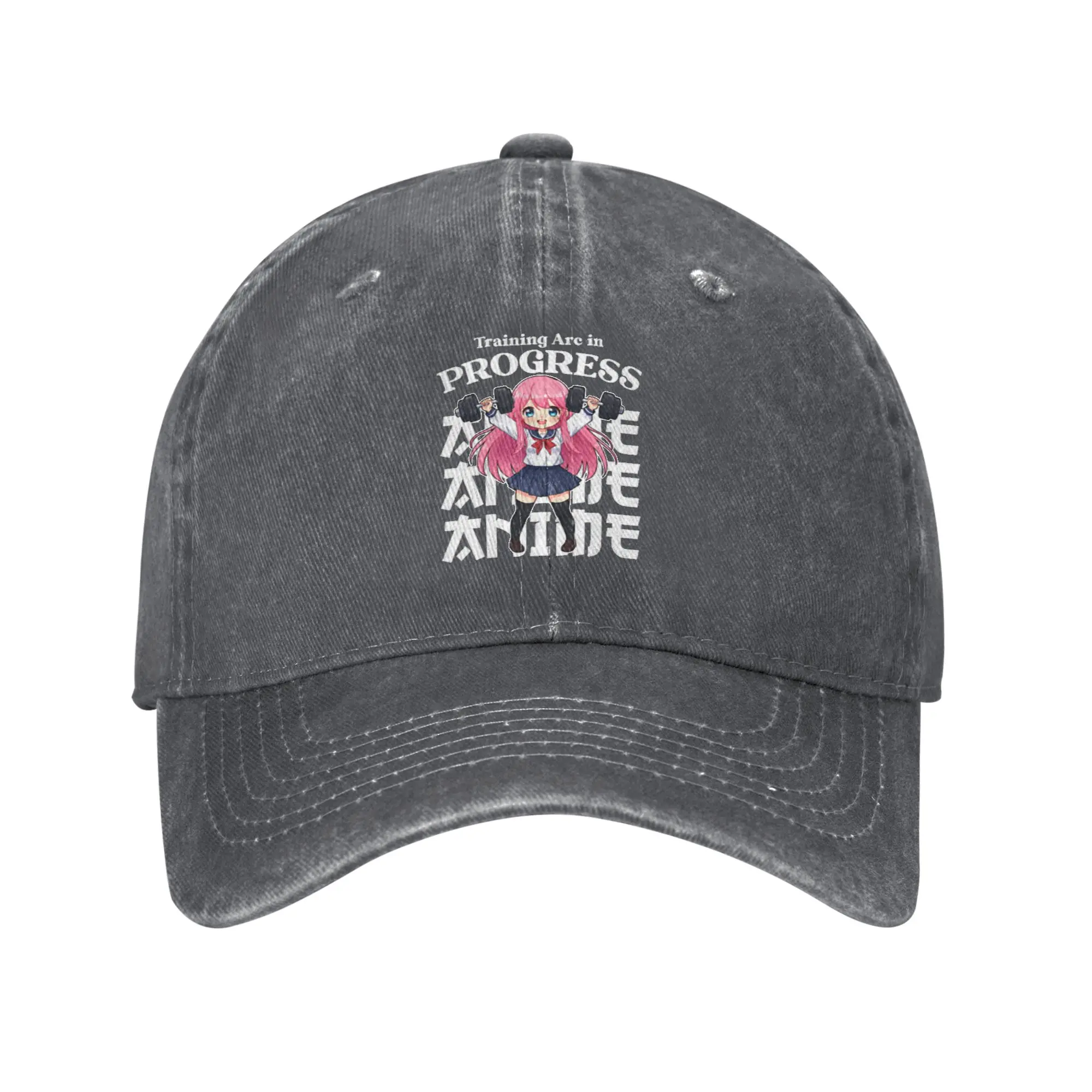 Casquette de baseball Fashion TRAINING ARC IN PROGRESS - ANIME GIFT, casquette en maille simple et polyvalente