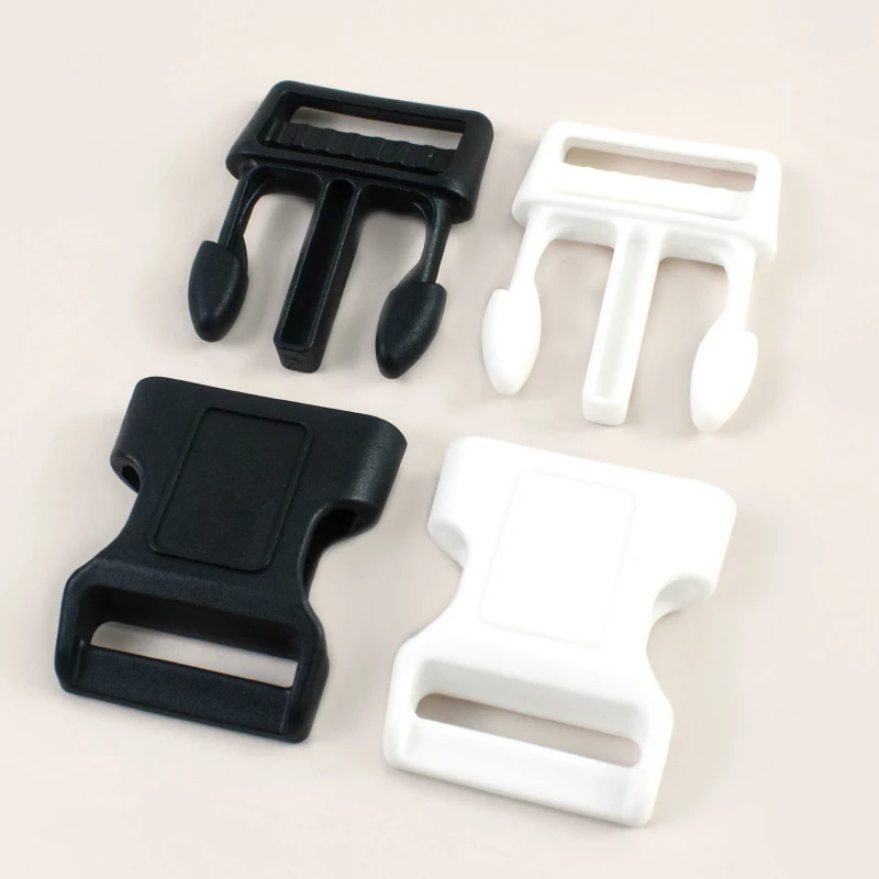 

10/20Pcs 15-38mm Arched Plastic Release Buckle Bag Strap Side Carabiner Clips Clasp Backpack Dog Collar Closure Hook Accessoreis