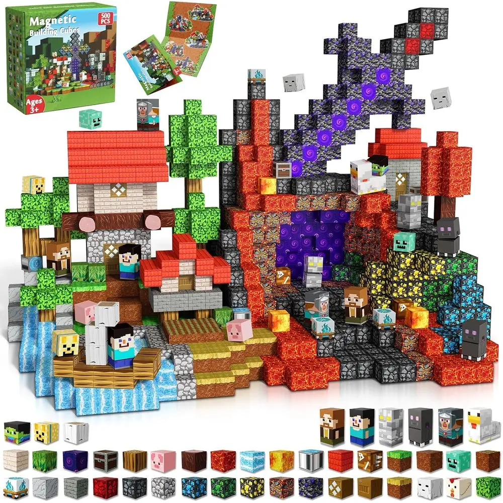 80-delige magnetische bouwstenenset - Educatief speelgoed voor kinderen, geslachtsneutraal, ideaal voor kinderen vanaf 3 jaar