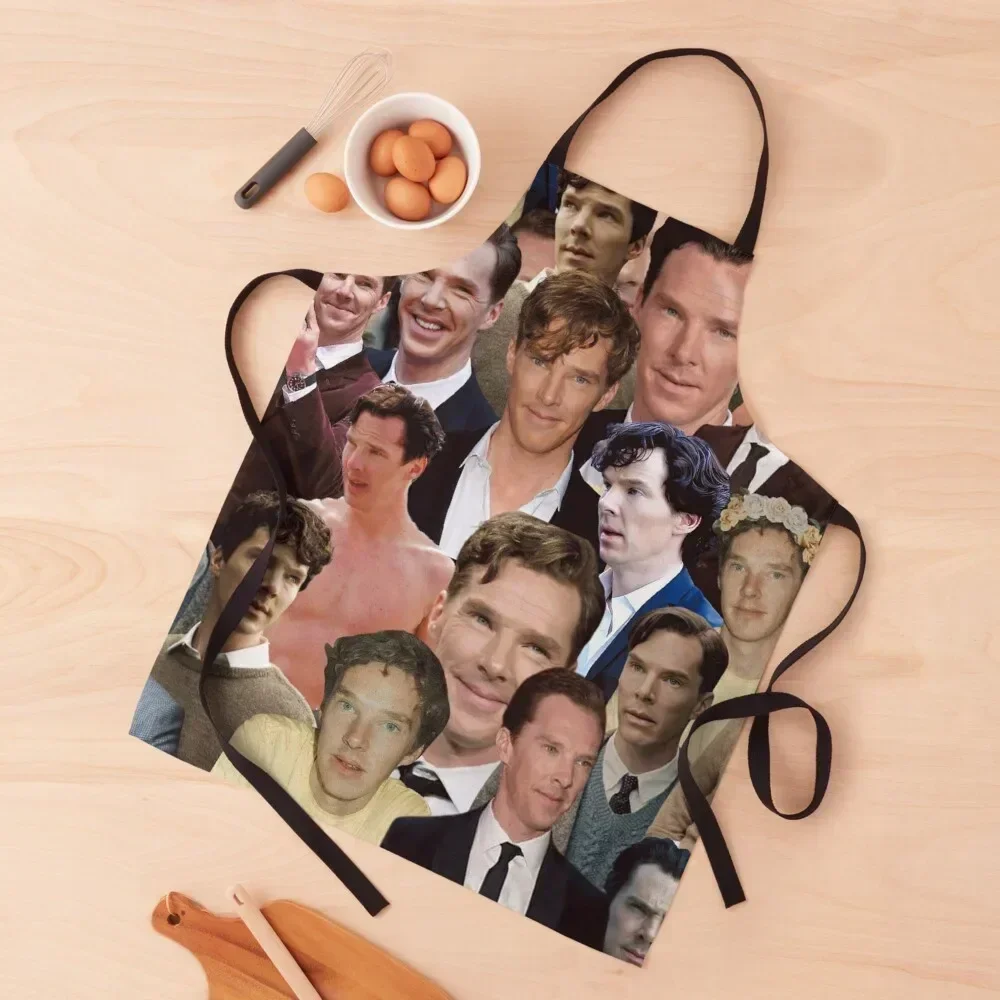 

Benedict Cumberbatch photo collage Apron cook wear Hairdresser Funny Apron