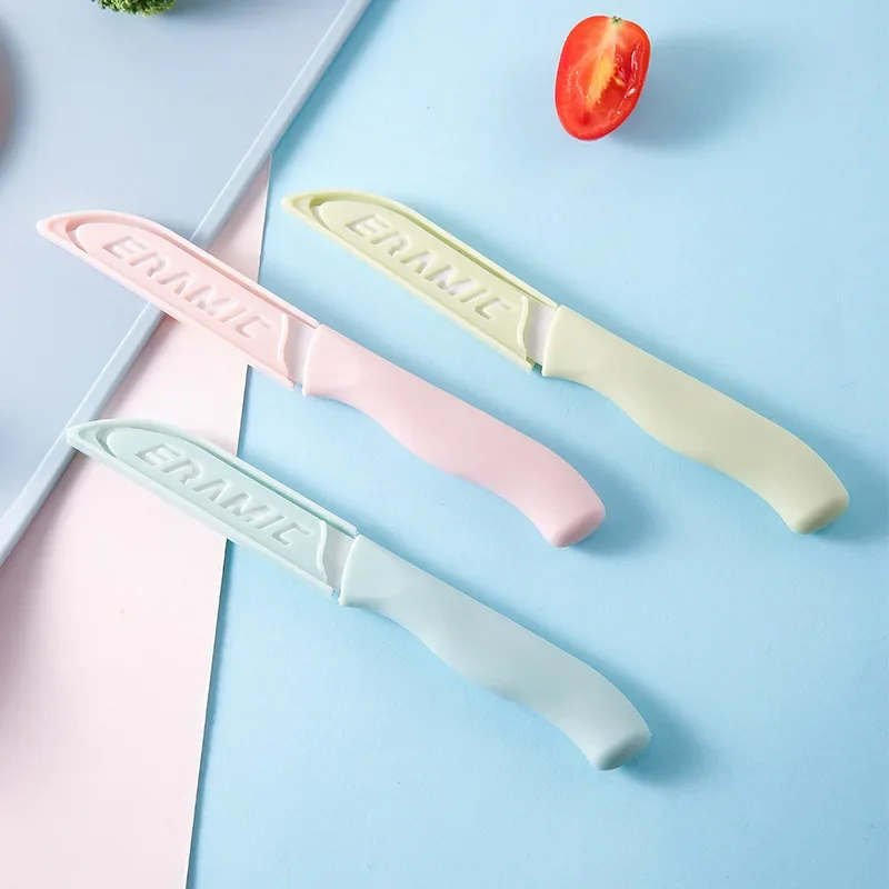 Household Ceramic Fruit Knife Mini Small Number Cute Portable Multi-Function Sharp Porcelain Lemon Fruit Knife