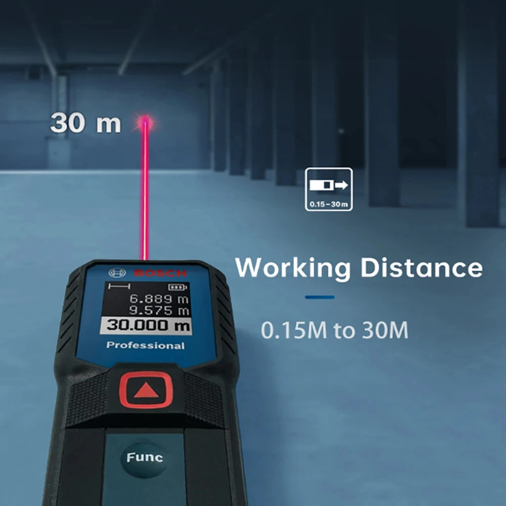 BOSCH New 30-meter Rangefinder GLM 30-23 Infrared Laser Measuring Distance 30M Electronic Ruler