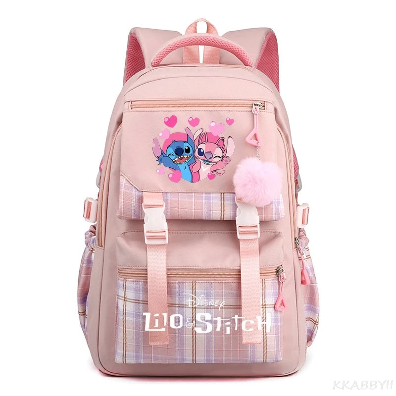 Fashion Lilo And Stitch Backpack Travel Capacity Bookbag for Women & Men Boys Girls School College Laptop Students Mochilas