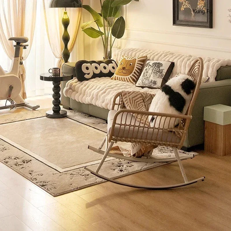 Modern Lazy Living Room Chairs Cheap Waiting Dining Chairs Designer Armrest Home Furnitures