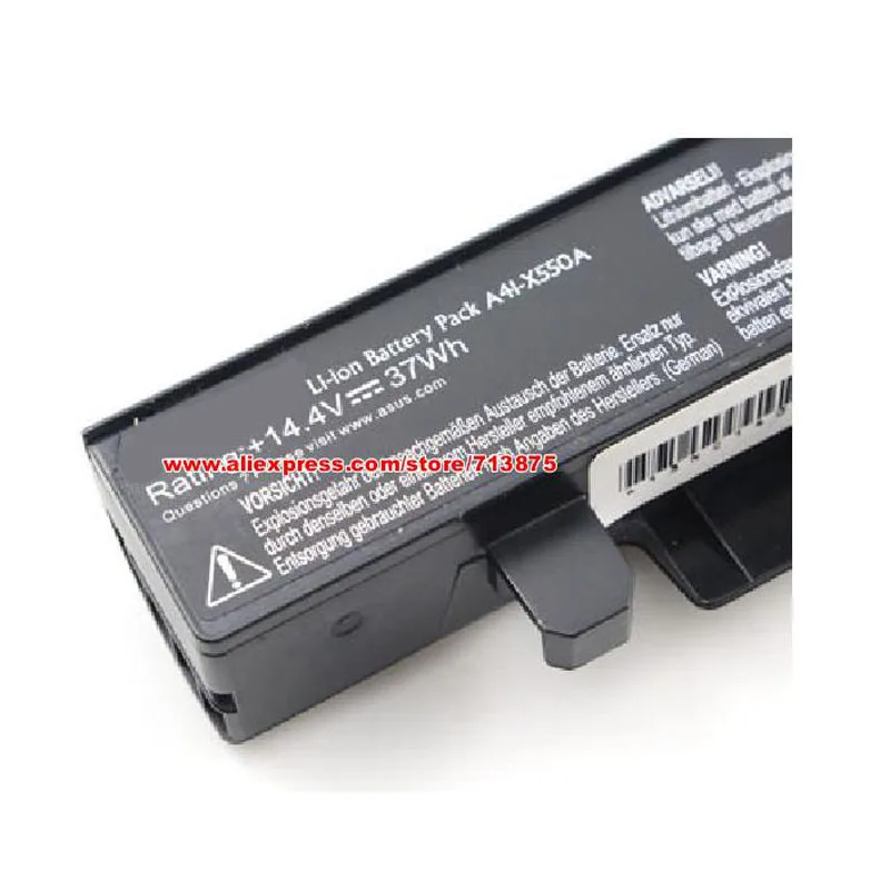 Original A41-X550A Battery for ASUS X550B X550C X550V X550l X552W X550J X550CA F550L F550W F552L F552W F550C P550L P550C 37Wh