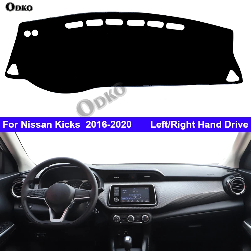 

Car Inner Dashboard Cover For Nissan Kicks 2016 2017 2018 2019 2020 Auto Dash Mat Carpet Cape Sun shade Dashmat Anti-dirty