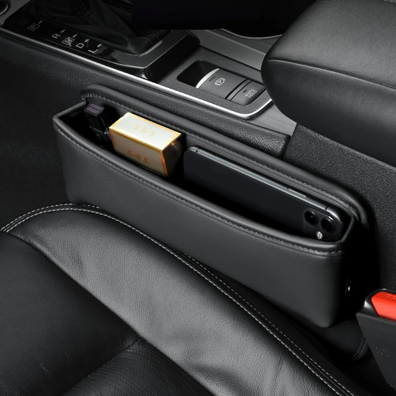 

Car Seat Crevice Storage Box Pocket For BMW X1 E84 F48 X2 F39 X3 E83 F25 X4 F26 X5 E53 E70 F15 F85 X6 E71 E72 Accessories