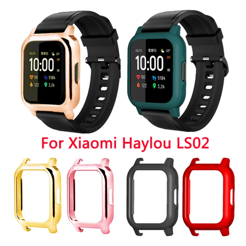 FIFATA PC Material Smart Watch Protective Case For Xiaomi Haylou LS02 Smart Watch Replacement Watch Case Cover For Haylou LS02