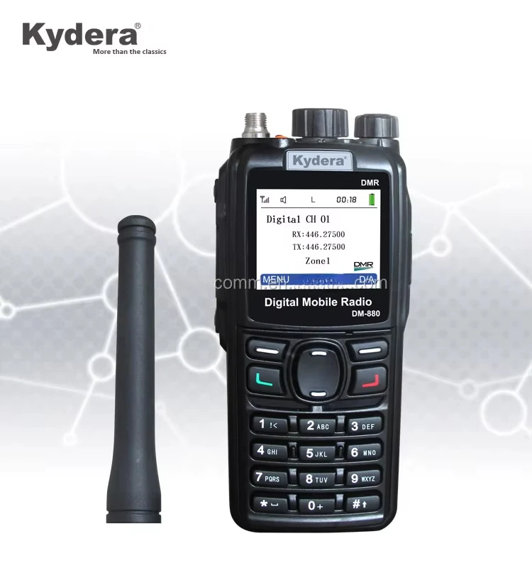 Digital Mobile Two Way Radio DMR Receiver And Transmitter KYDERA DM880