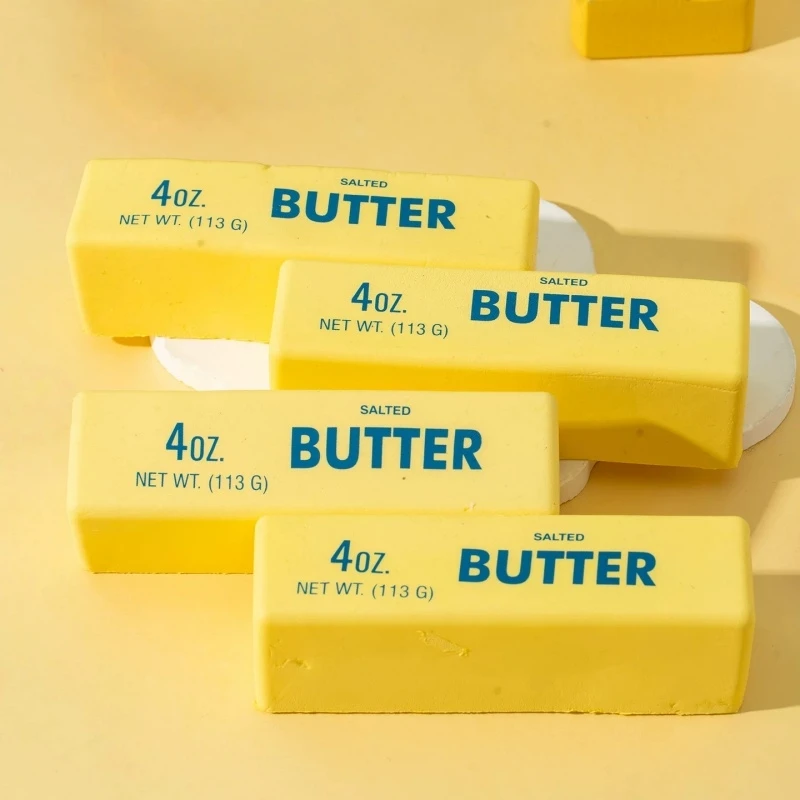 1Pc Butter Squeeze Toy For Adult Anxiety Relief Press Sensory Feel Simulation Food Ultra Soft Slow Rebound Design Lovely Toy New - view 6