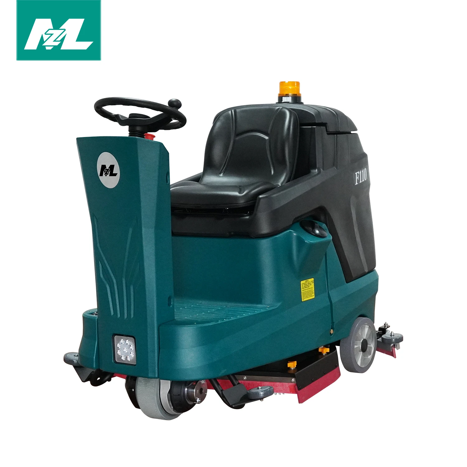 Cleaning Machine Floor Scrubber 110L Tank Ride On Battery Floor Scrubber Machine