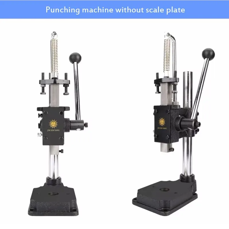 Manual Press Stamping Machine Mini Hand-Punch Die-Cutting Machine Leather Manual Presses Machine for Cutting Punching Branding