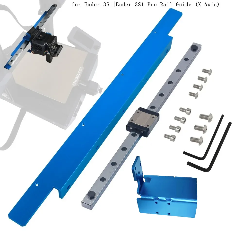 Kit Rail Linear de Alta Precisão para Creality Ender-3 V2, Impressora 3D, Eixo X, Eixo Z, Ender-3 S1 Pro