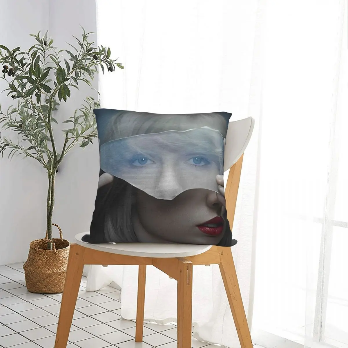 Famous Singer Swiftie Pillow Case Cushion Cover Customized Zipper Decorative Pillowcase for Sofa 45x45cm