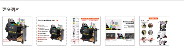 Suitable for Sanding Machine for Car Body Eccentric Random orbit Sander Pneumatic air Vacuum Cleaner