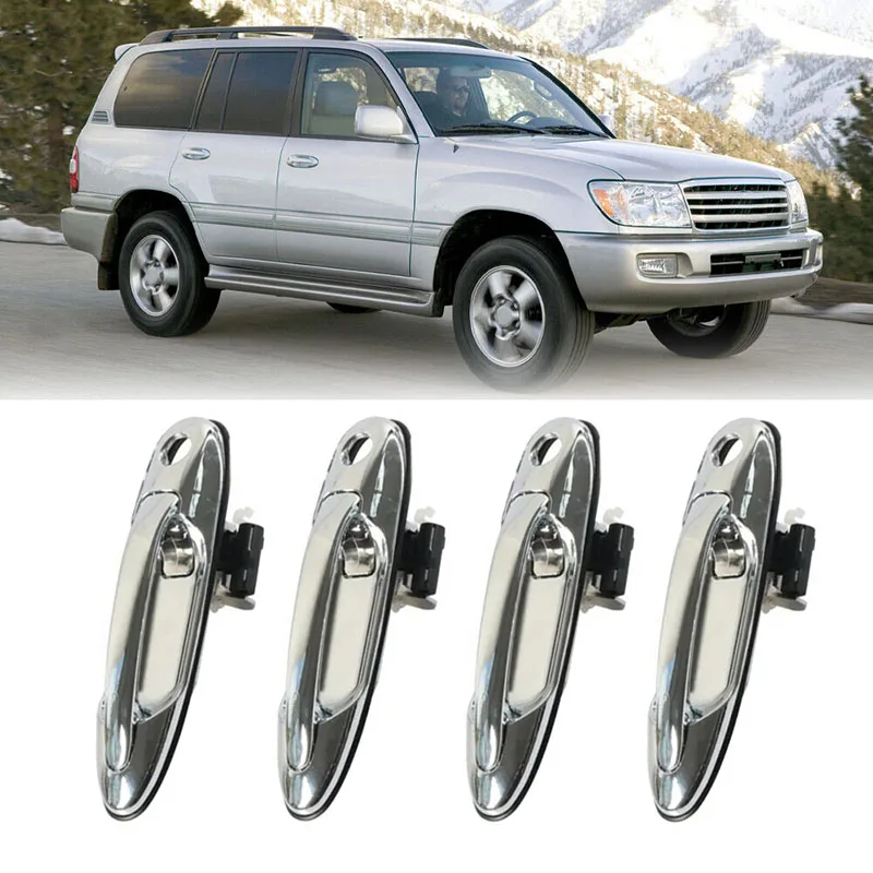

4 шт. для Toyota Land Cruiser 1998-2007 Наружная ручка двери автомобиля 69220-60061 69210-60061 69240-60061 69230-60061 69210-60071