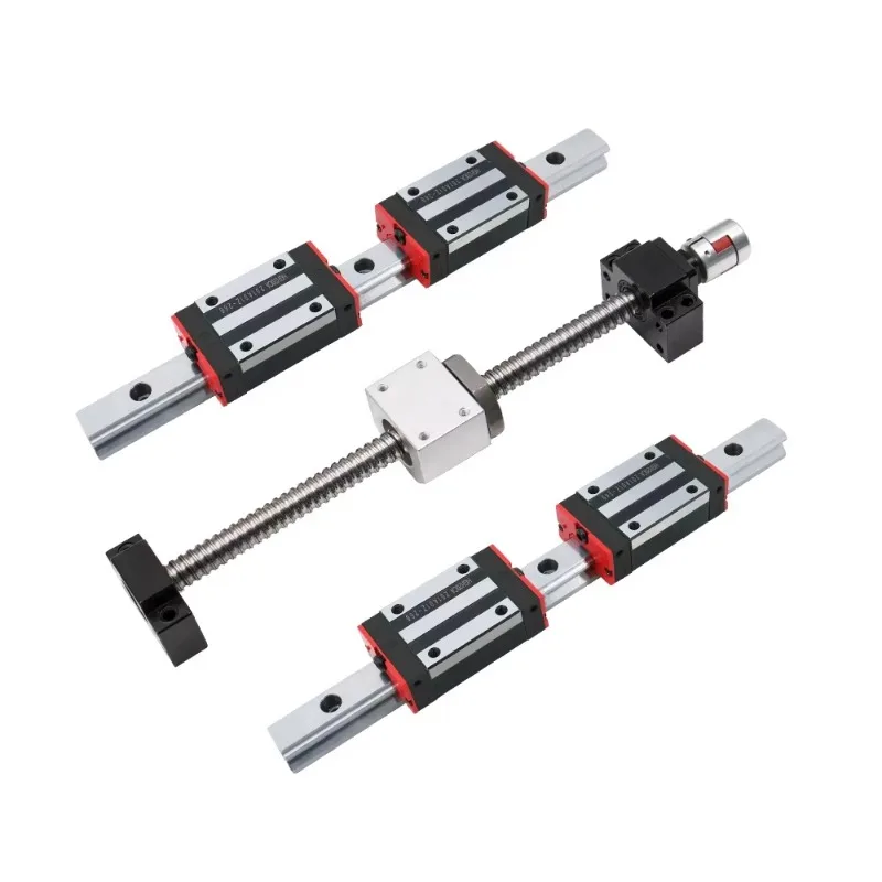 مصنع توريد HGR 15 20 25 30 35 45 55 65 خطي دليل السكك الحديدية مع كتل تحمل خطية طول التخصيص استبدال HIWIN