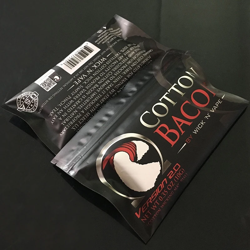 10 unids/pack 2,0 algodón orgánico tocino portátil Prime algodón para Zeus X RTA Kylin BSKR Dead Rabbit perfil malla RDA RTA