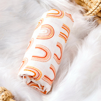 Kangobaby #My Soft Life# Fashion Bamboo Cotton Baby Muslin Swaddle Blanket Breathable Newborn Wrap Infant Bath Towel 120x110cm