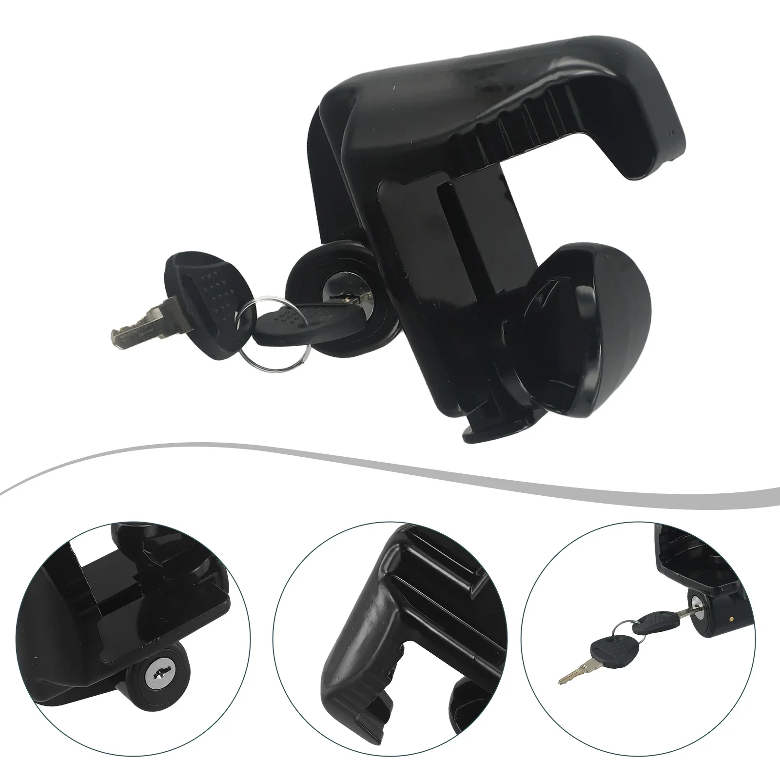 

Trailer Hitch Lock With Keys Fit 1-7/8" 2" 2-5/16" Trailer Couplers For Trailer Hitch Lock Coupler Adjustable Tongue Lock