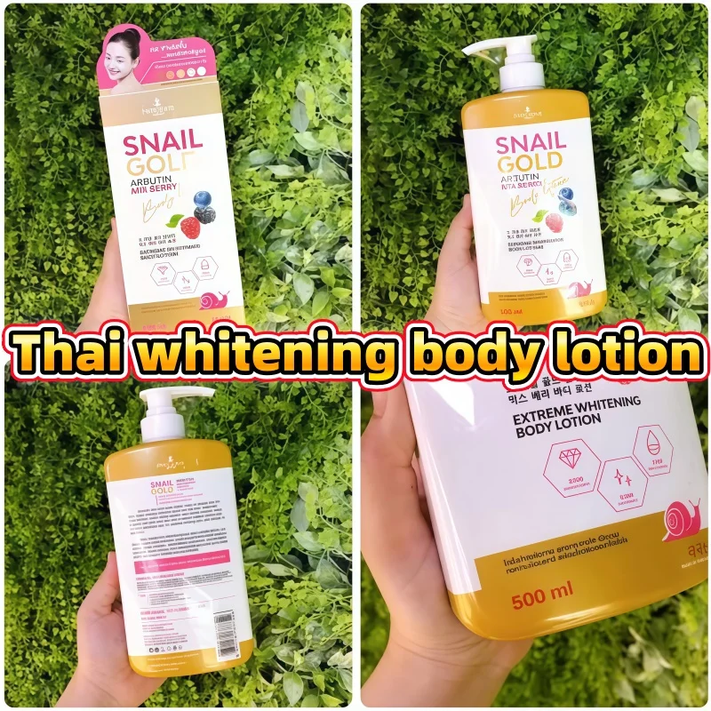 

SNAIL GOLD ARBUTIN FACE BODY Brightening Body Lotion THE HE MOI 500ML Moisturizing, Brightening Smooth and Delicate Skin